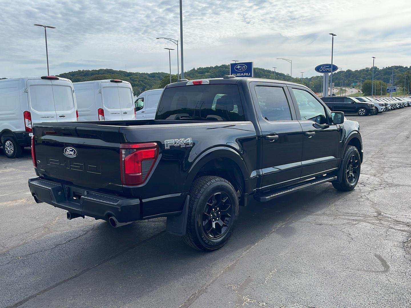 Used 2024 Agate Black Metallic Ford STX image 5