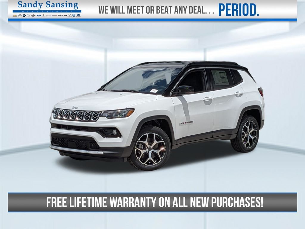 New 2026 Bright White Clearcoat Jeep Limited image 1