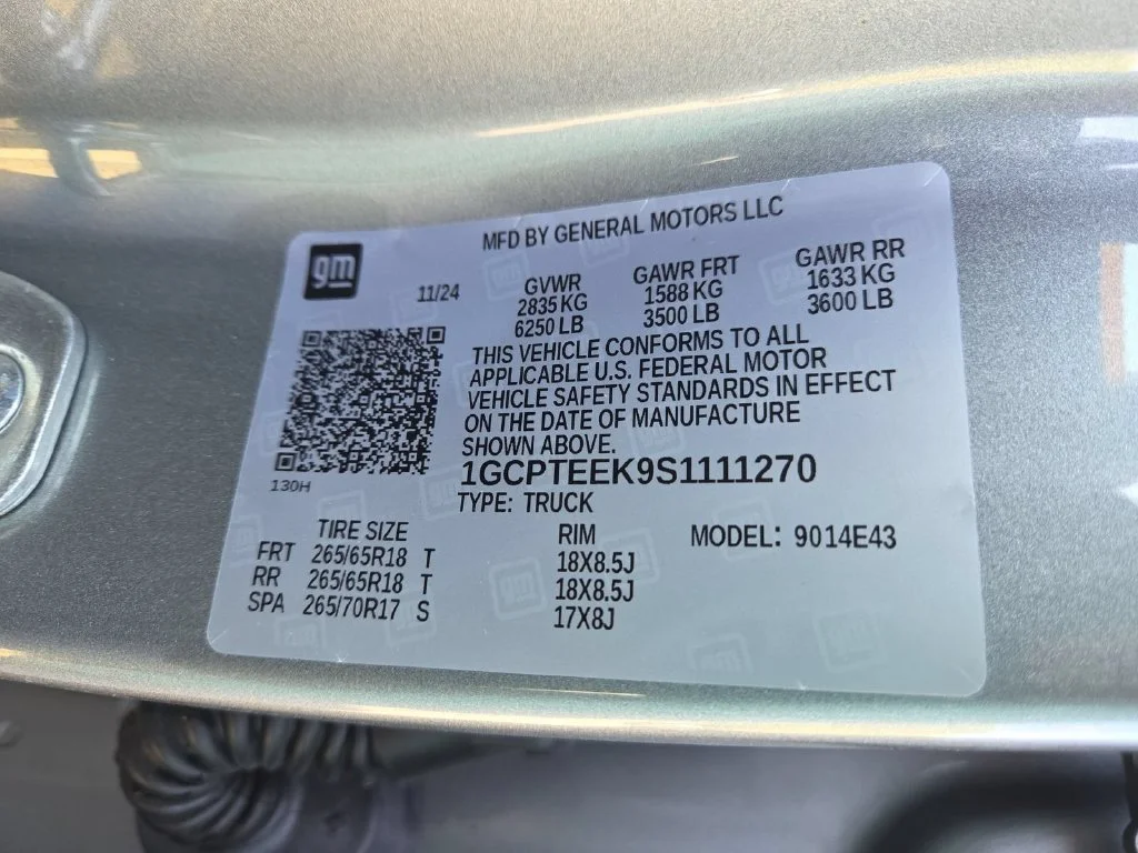 Certified Used 2025 Gray Chevrolet Trail Boss image 23
