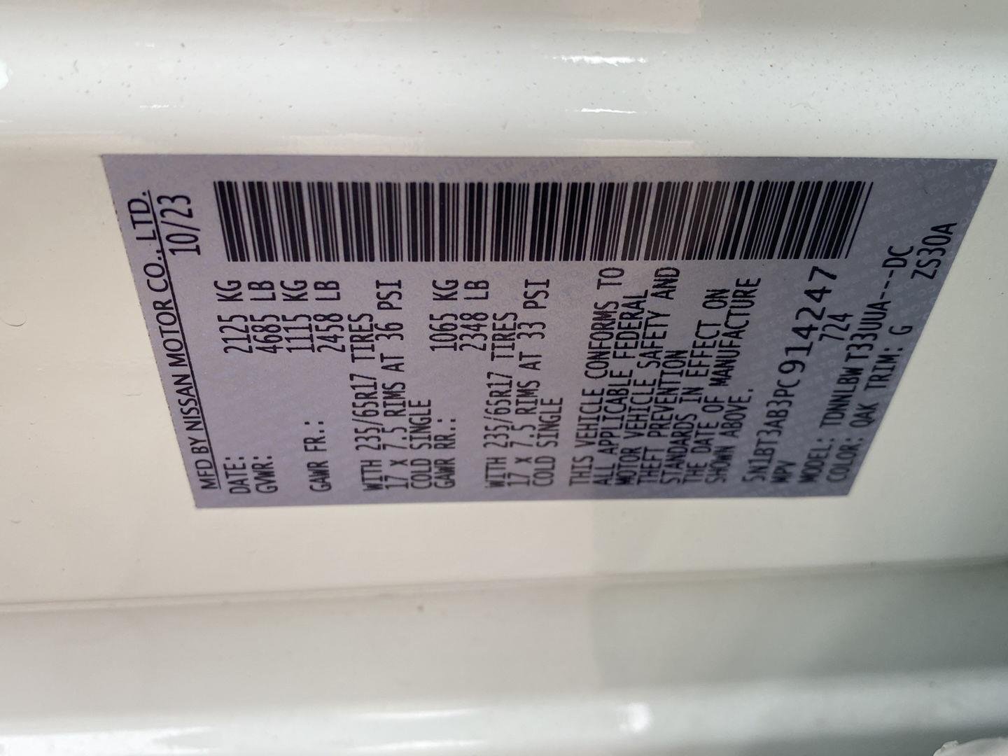Certified Used 2023 Glacier White Nissan S image 14