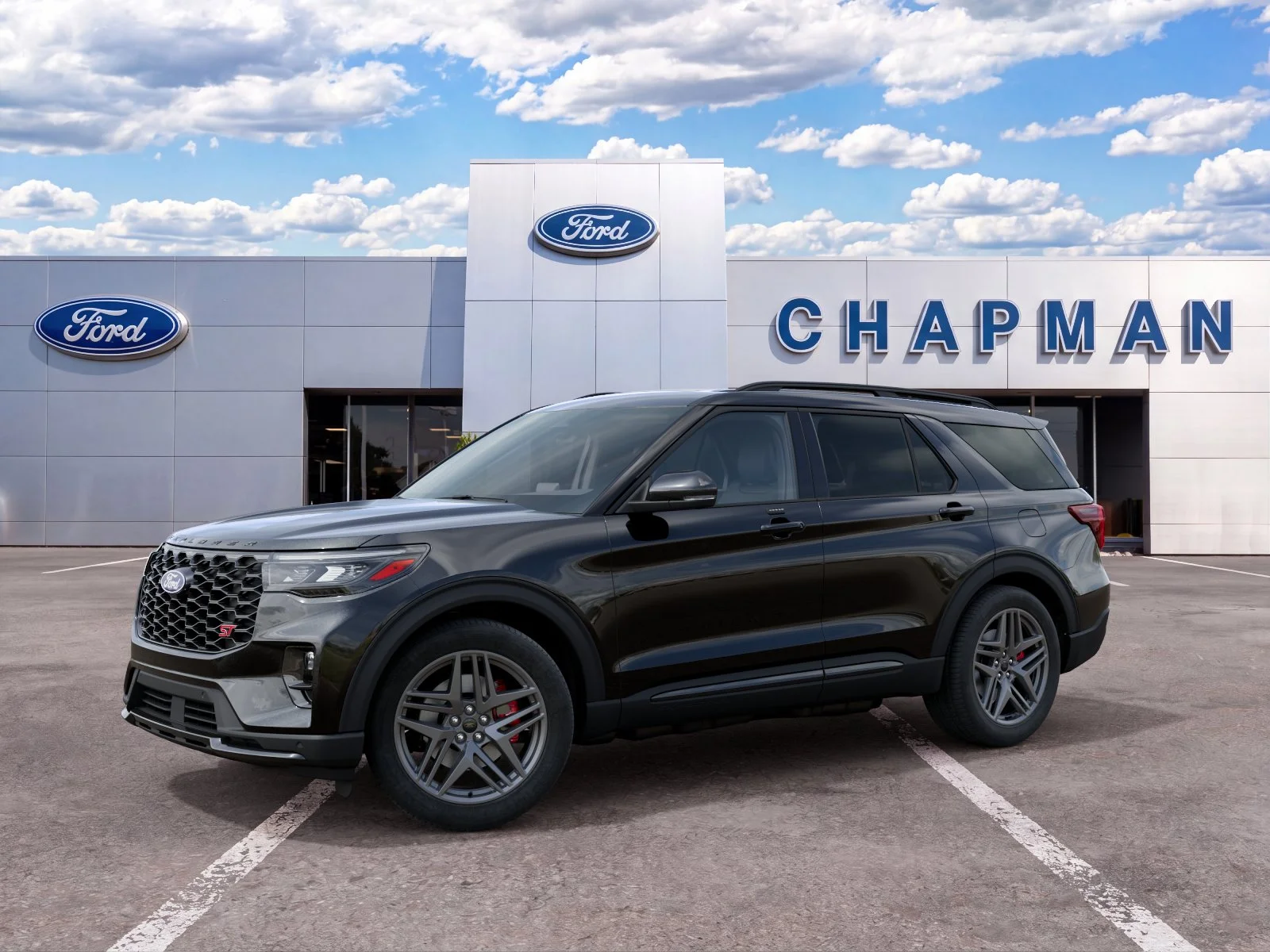 New 2027 Agate Black Metallic Ford ST image 1