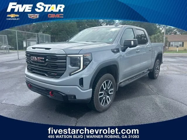 Used 2024 Thunderstorm Gray GMC AT4 image 1