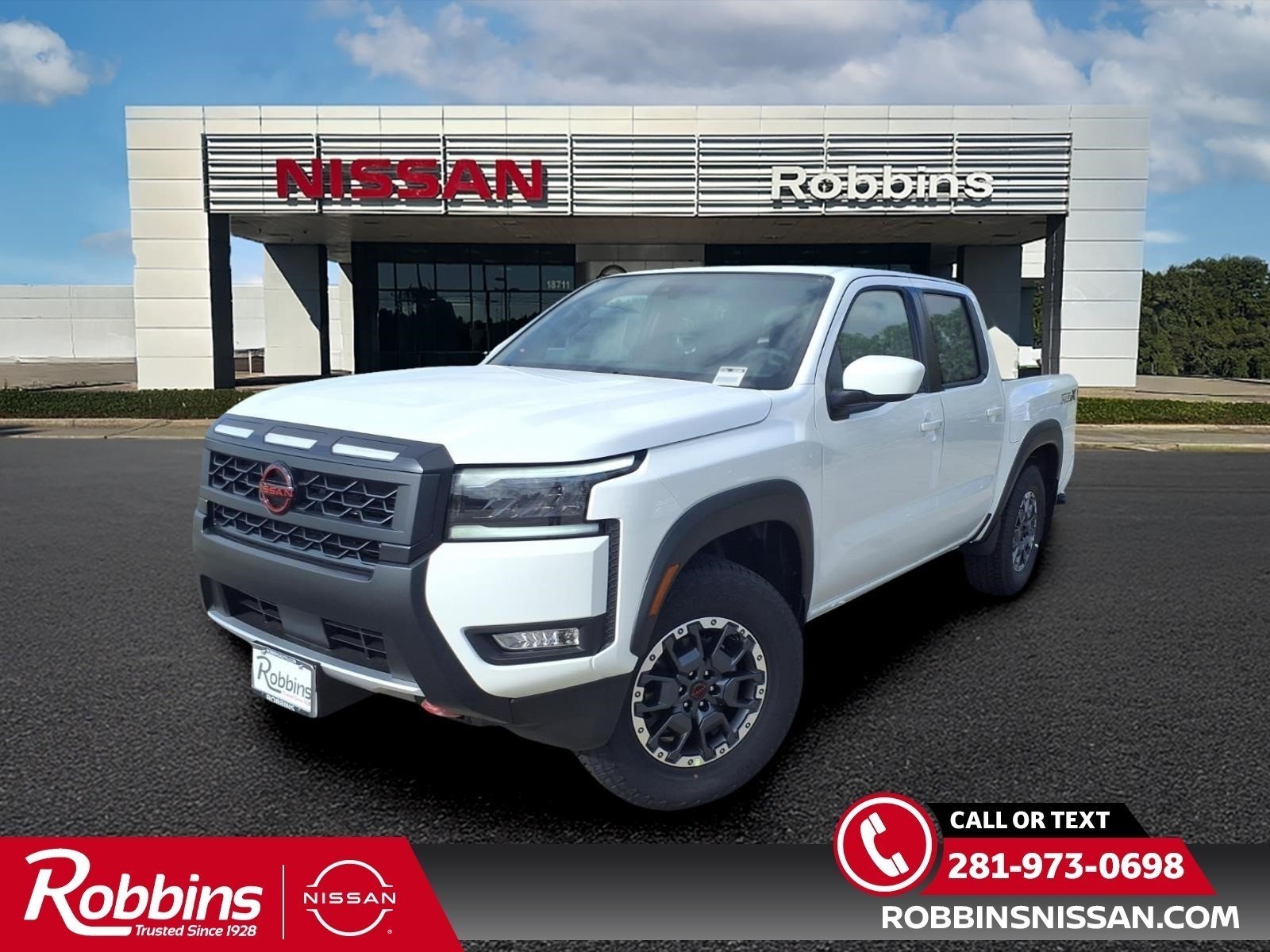 2026 Nissan Frontier Crew Cab PRO-X® White at Robbins Nissan