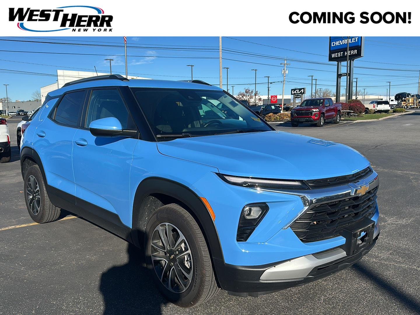 Used 2024 Fountain Blue Chevrolet LT image 1