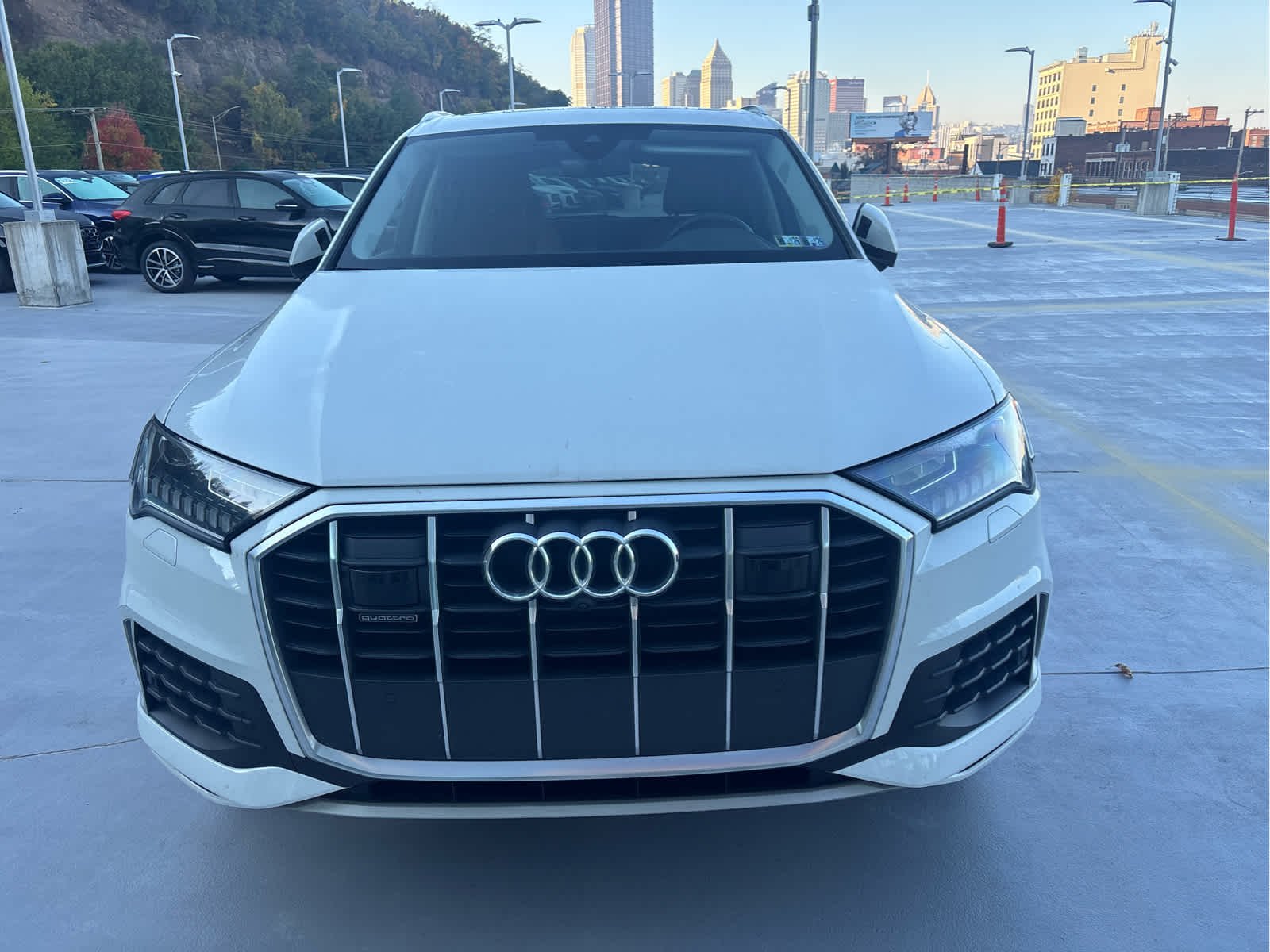 Certified Used 2023 Carrara White Audi Premium Plus image 2
