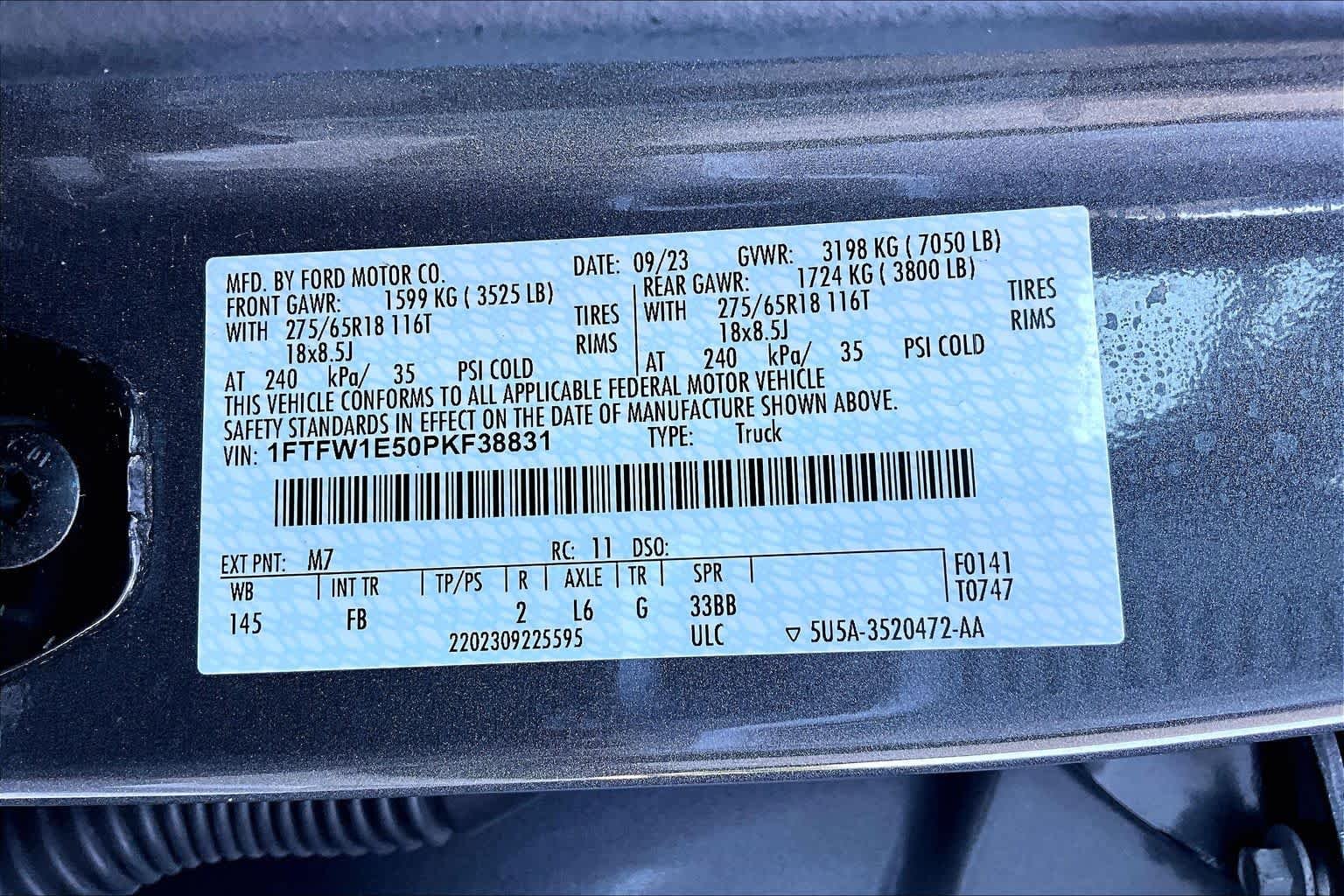Used 2023 Carbonized Gray Ford XLT image 36