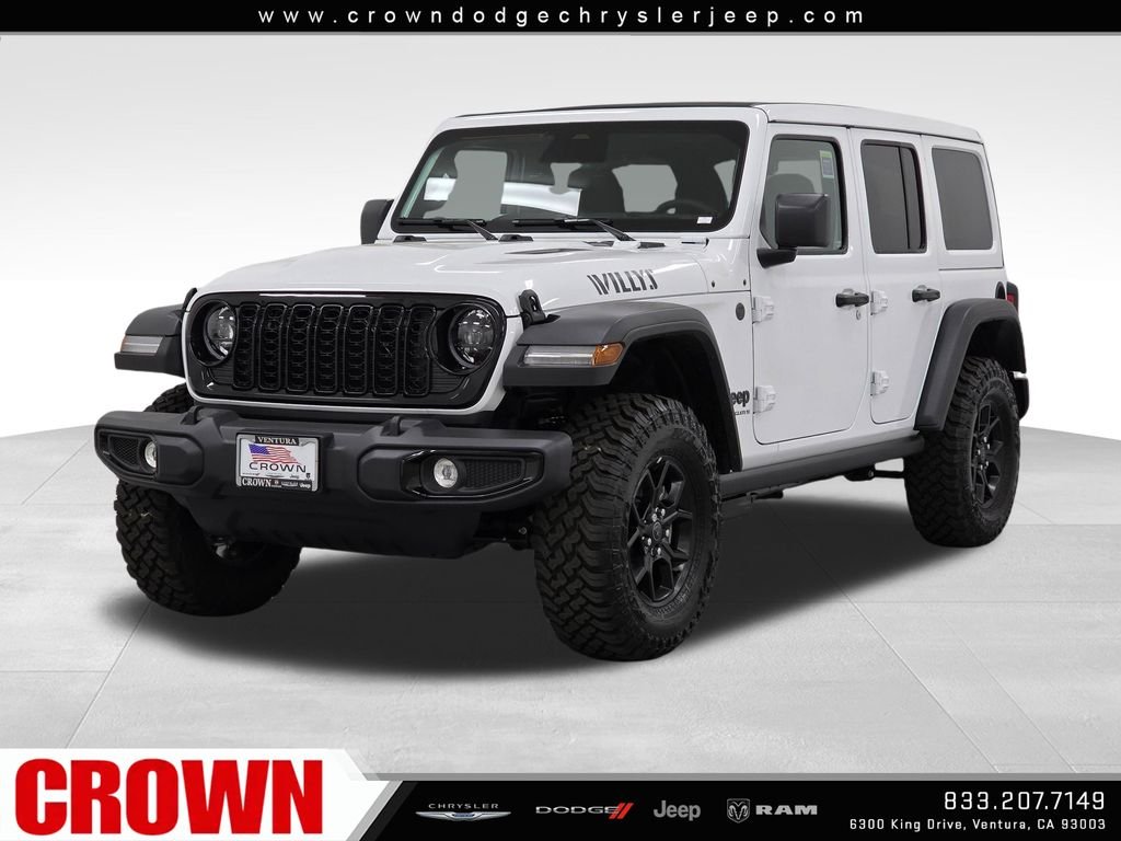 New 2026 Bright White Clear-Coat Exterior Paint Jeep  image 1