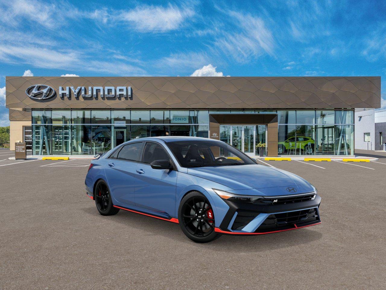 New 2026 Performance Blue Hyundai Sedan image 2