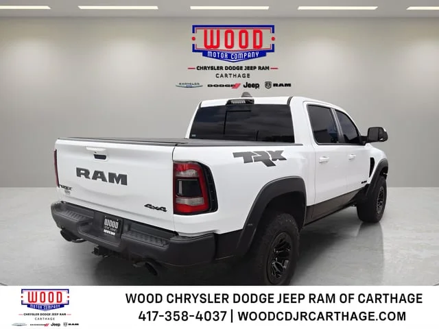 Used 2022 Bright White Clearcoat Ram TRX image 3