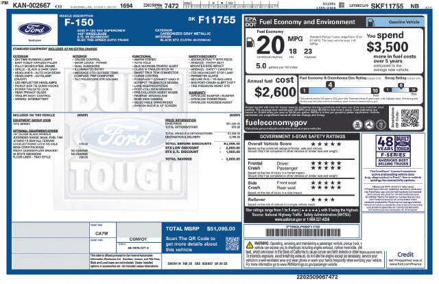Used 2025 Gray Ford STX image 41