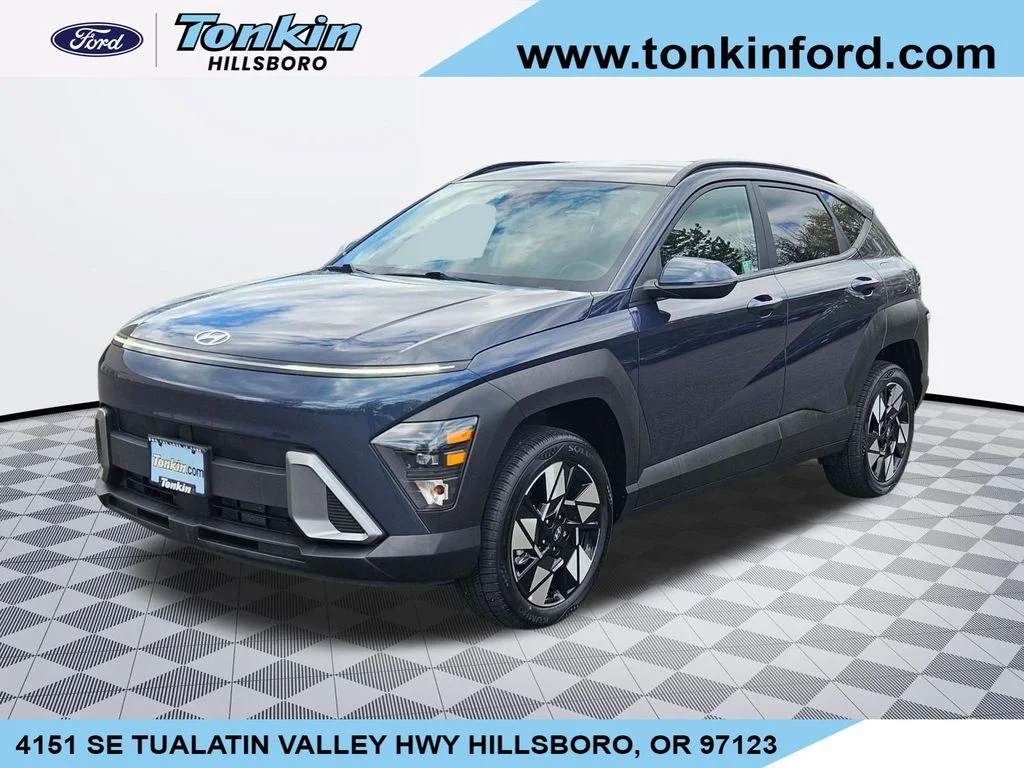 Used 2025 Denim Blue Pearl Hyundai SEL Convenience image 1