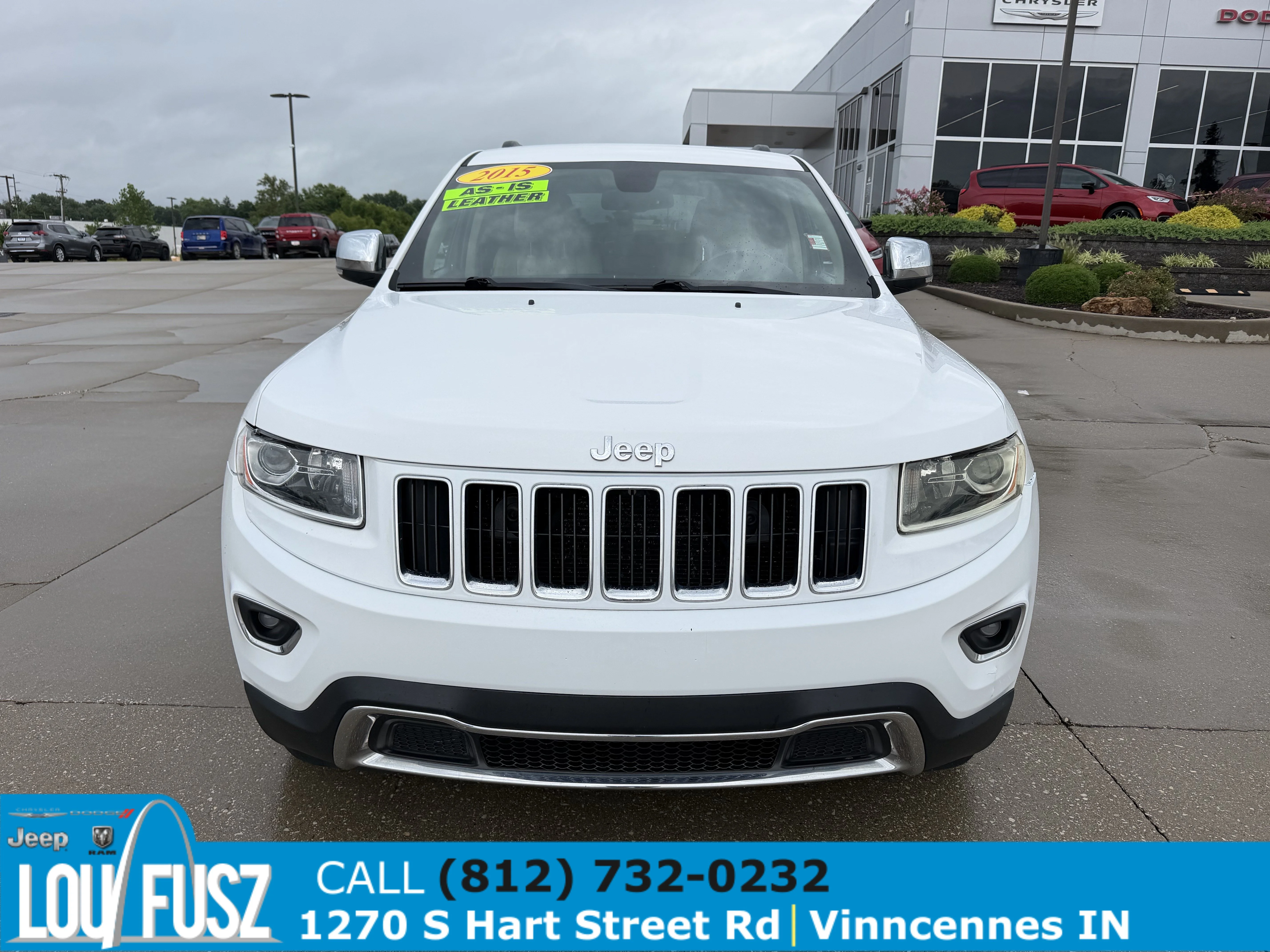 Used 2015 Jeep Grand Cherokee Limited with VIN 1C4RJFBGXFC241069 for sale in Vincennes, IN