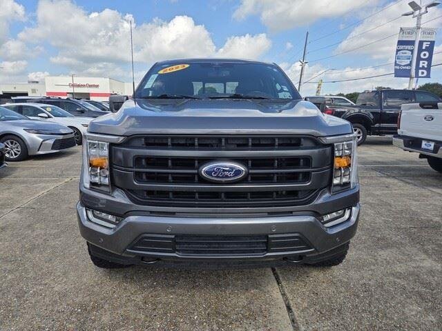 Used 2023 Carbonized Gray Metallic Ford LARIAT image 8