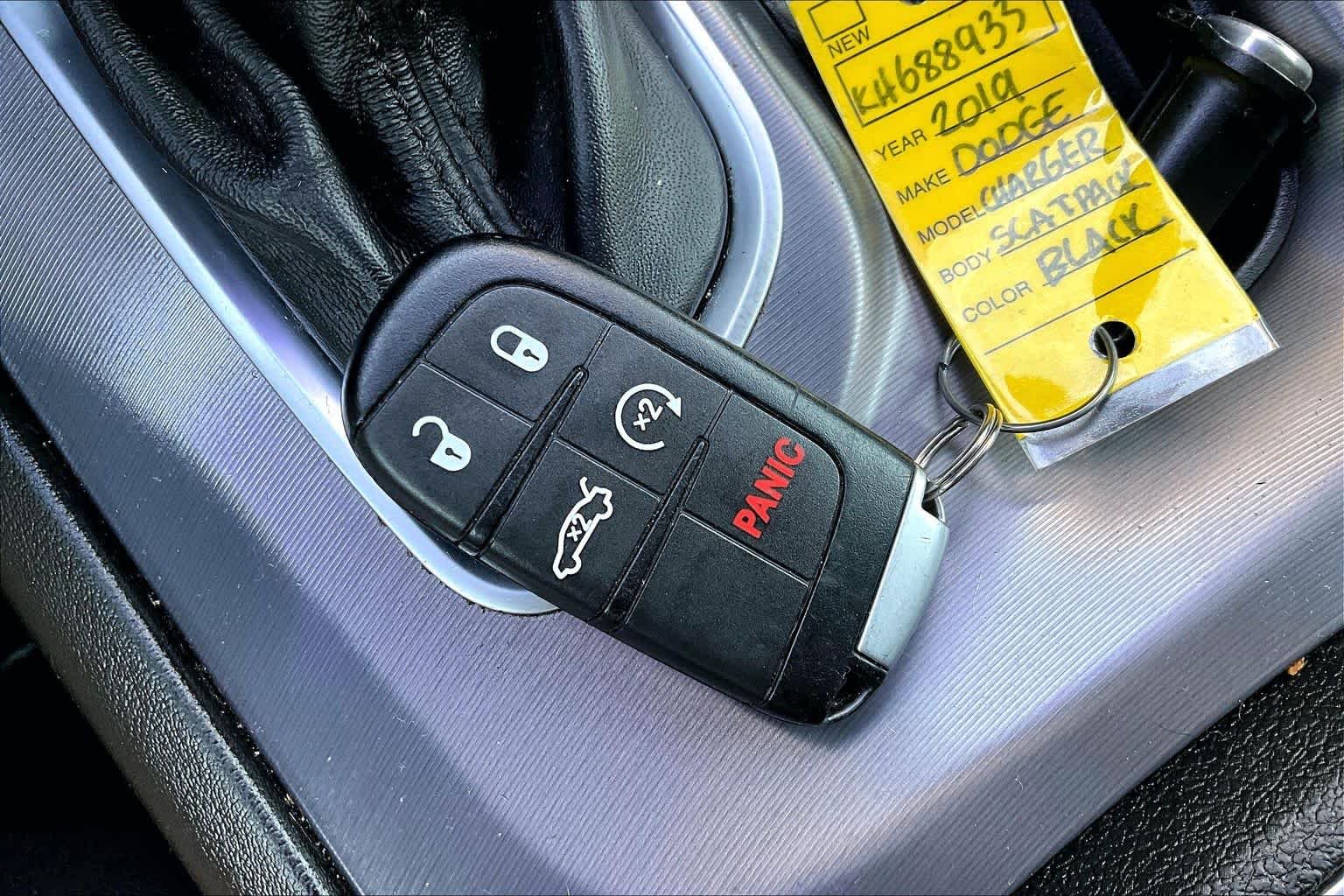 Used 2019 Pitch Black Clearcoat Dodge Scat Pack image 18
