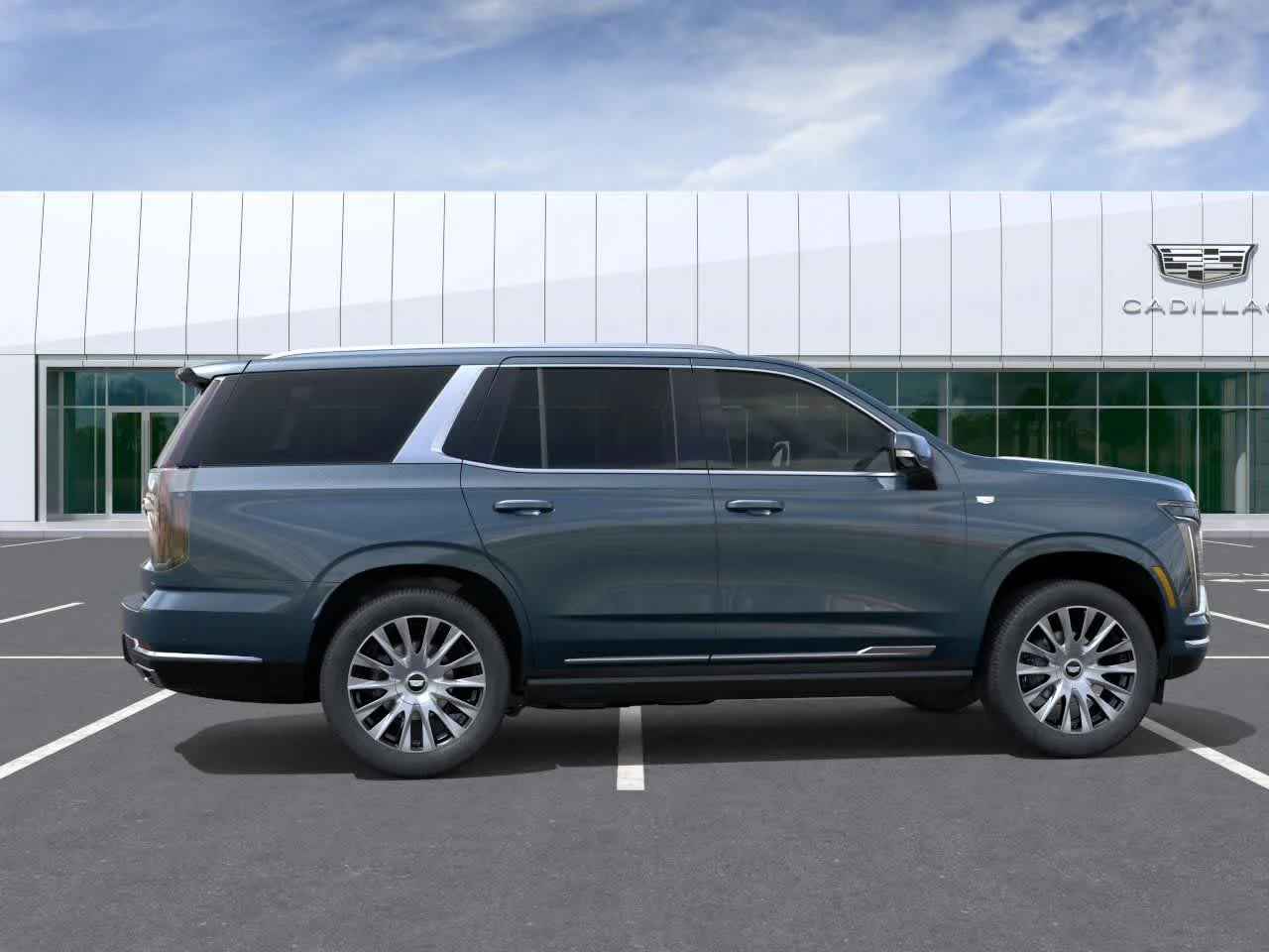 New 2026 Deep Sea Metallic Cadillac Platinum Luxury image 5