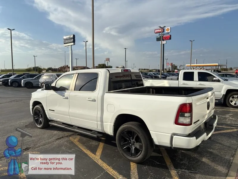 Used 2020 Bright White Clearcoat Ram Big Horn/Lone Star image 3