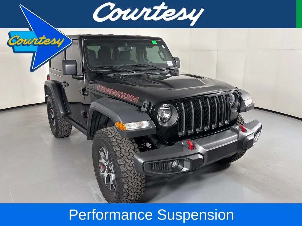 Used 2022 Black Jeep Rubicon image 1