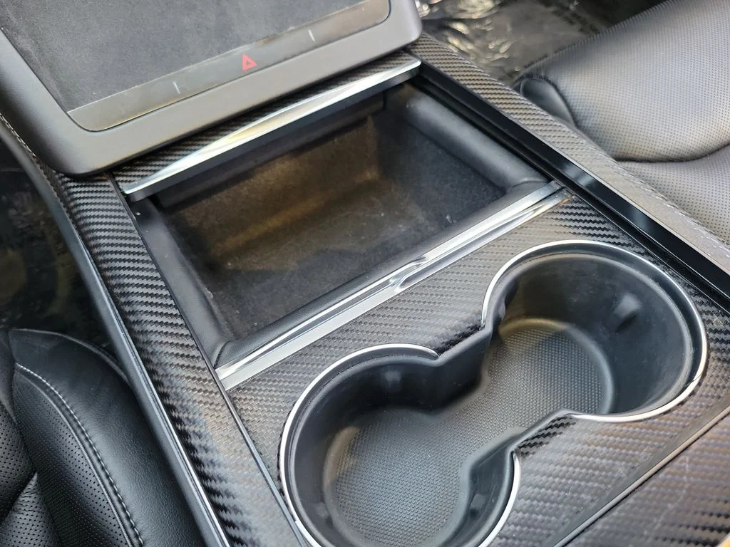 Used 2021 Solid Black Tesla Plaid image 11