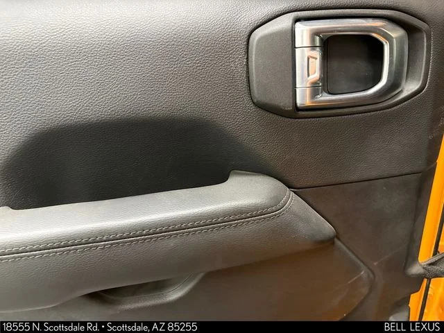 Used 2021 Yellow Jeep Unlimited Sahara Altitude image 19
