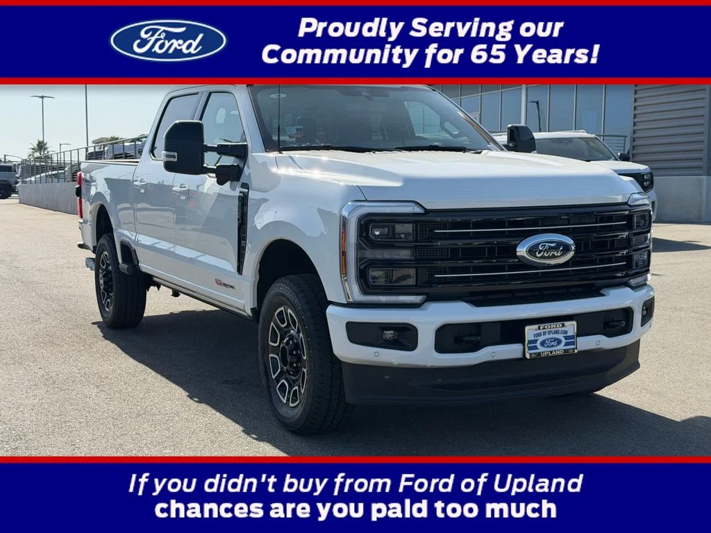 New 2026 Star White Metallic Tri-Coat Ford F-250® Platinum® image 1