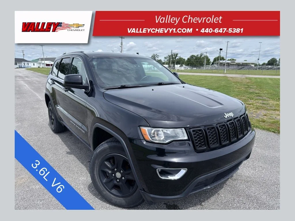 Used 2017 Black Jeep Laredo image 1