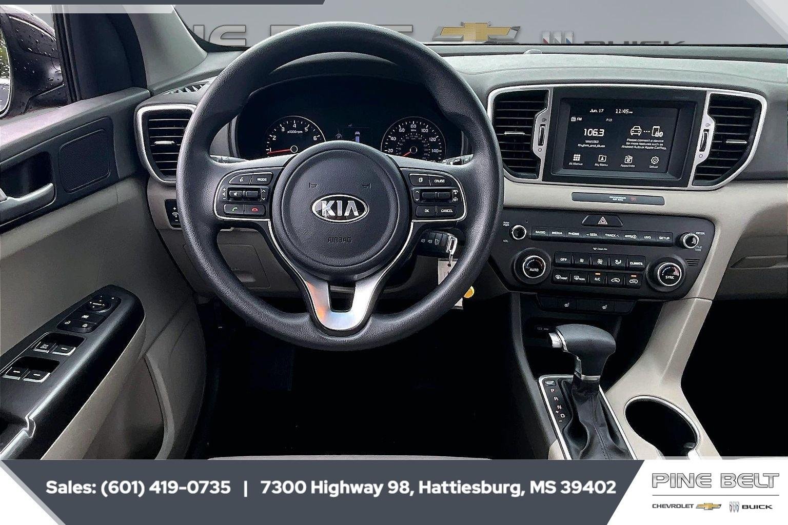 Used 2019 Black Cherry kia LX image 5