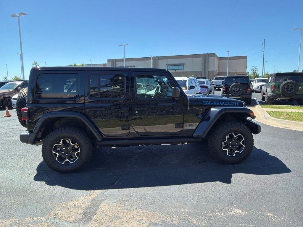 Used 2021 Black Jeep Unlimited Rubicon 4xe image 8