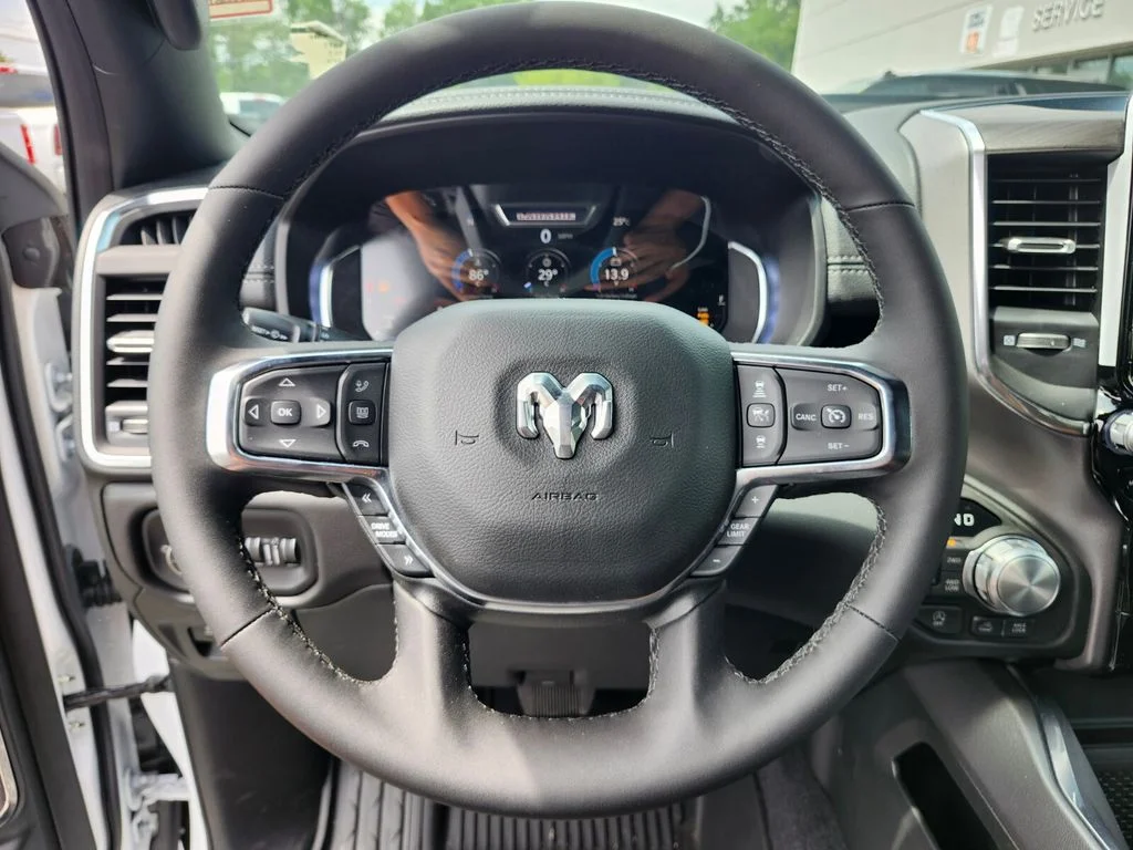 New 2026 Bright White Clear-Coat Exterior Paint RAM Laramie image 28