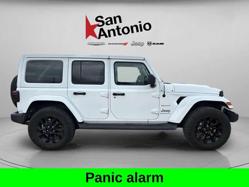 Used 2023 White/off-white Jeep Sahara 4xe image 8
