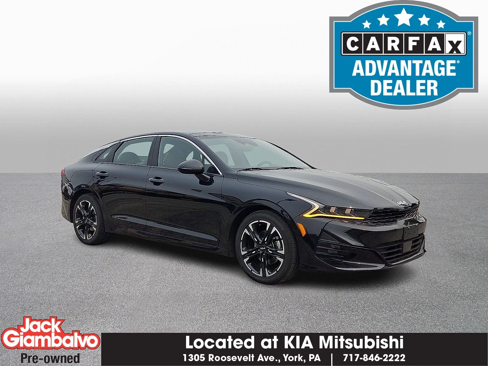 Certified Used 2023 Black Kia GT-Line image 1