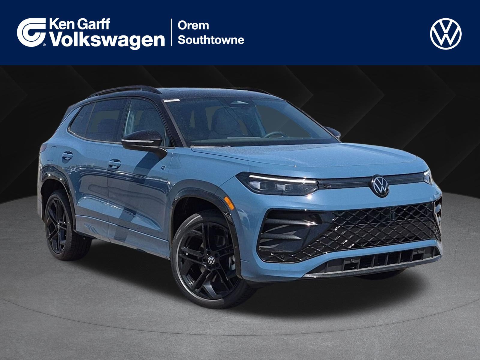 New 2026 Monterey Blue w/Deep Black Roof Volkswagen SE R-Line Black image 1