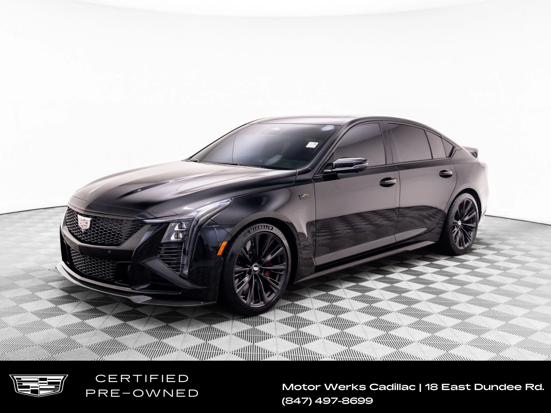Used 2025 Black Cadillac V-Series image 1