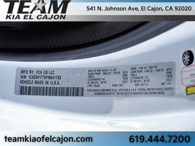 Used 2023 White Ram Big Horn/Lone Star image 38