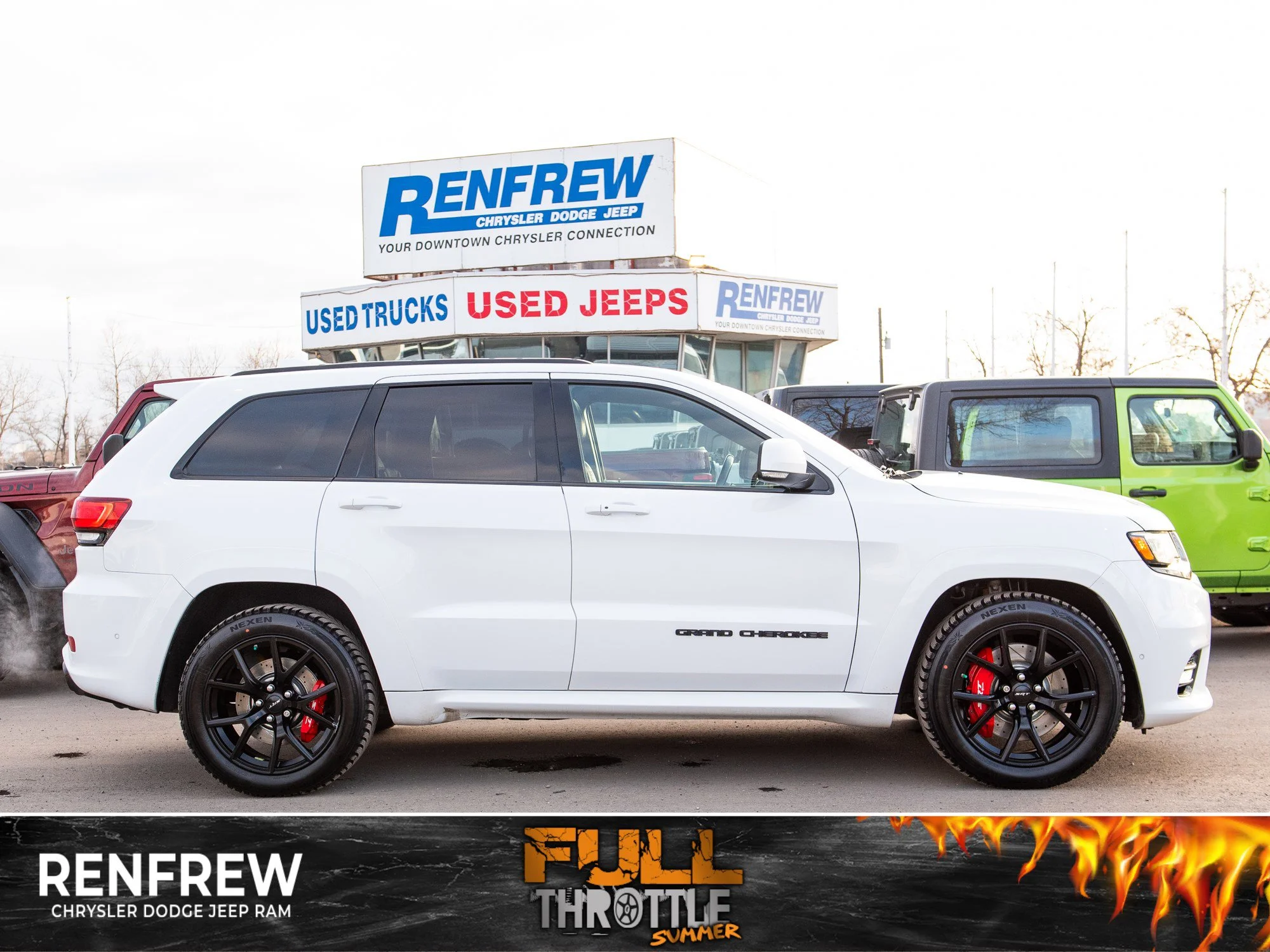 Used 2021 White Jeep SRT * No Accidents | 6.4L SRT HEMI | 475 HP | Brembo | Apple CarPlay image 1