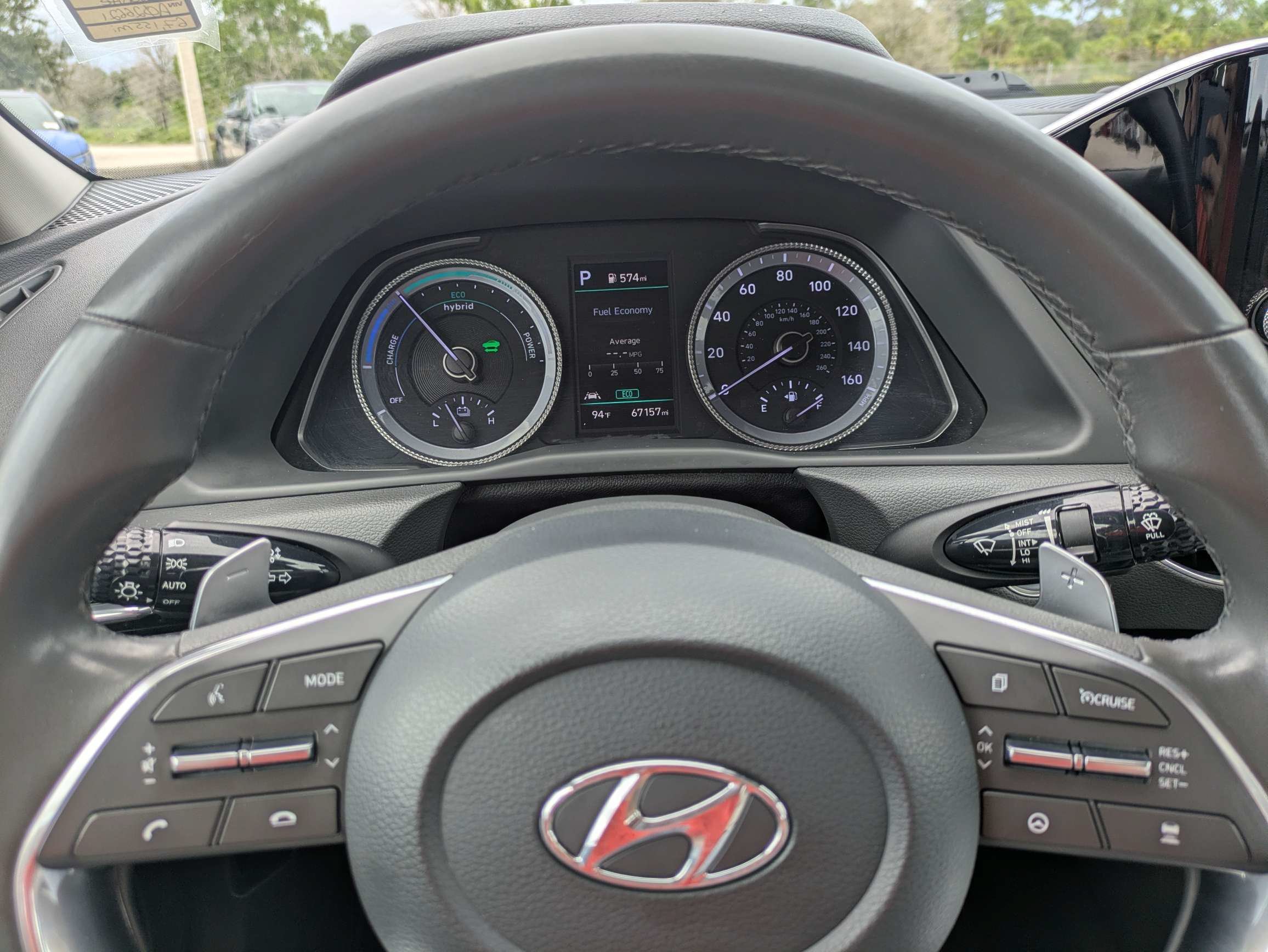 Used 2021 Hyper White Hyundai SEL image 30