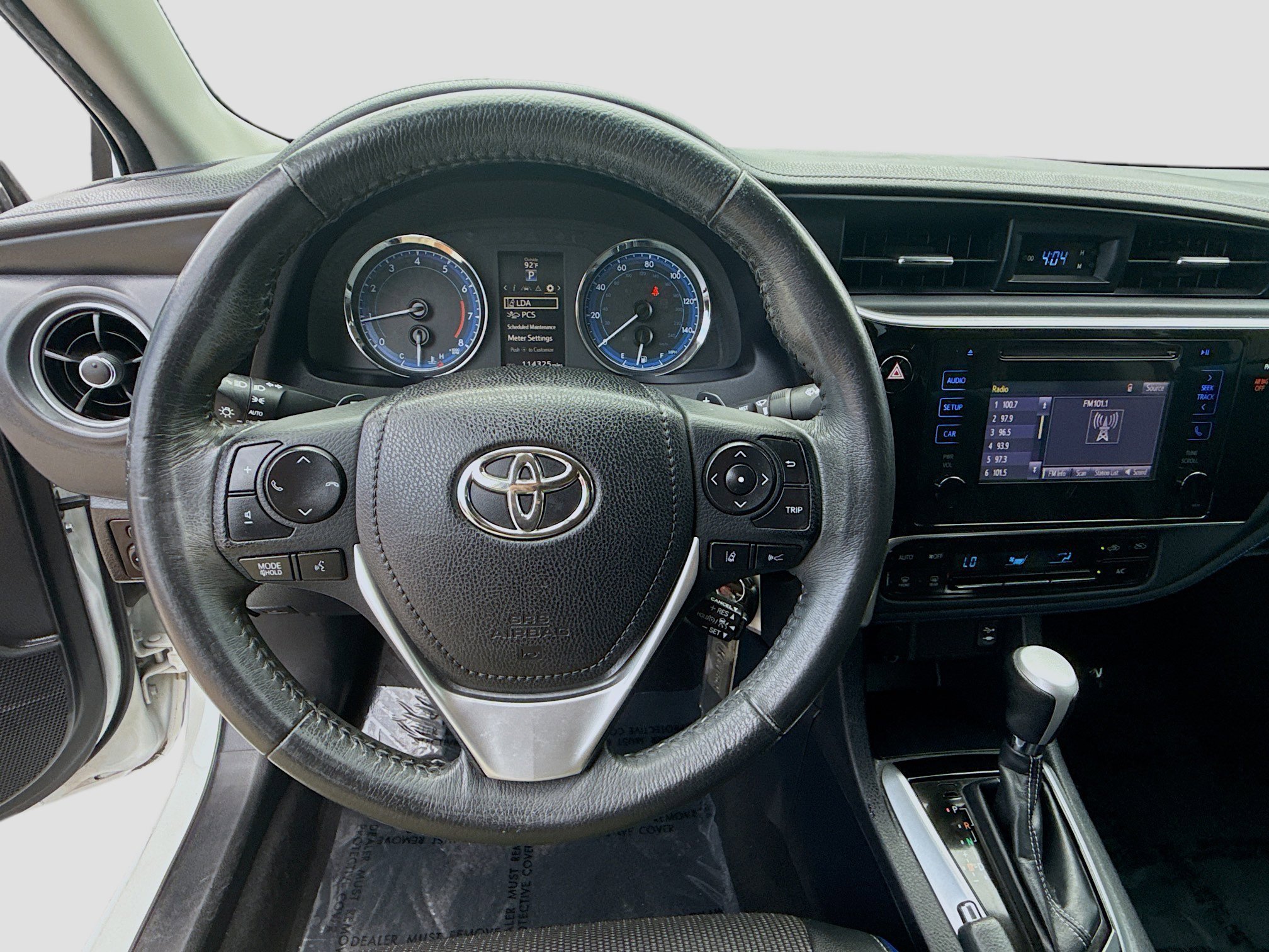 Used 2017 Super White Toyota SE image 10