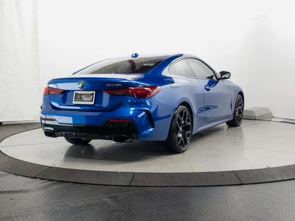 Used 2025 Blue Metallic BMW M440i xDrive image 25