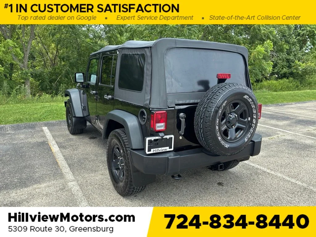 Certified Used 2016 Black Clearcoat Jeep Unlimited Sport image 4