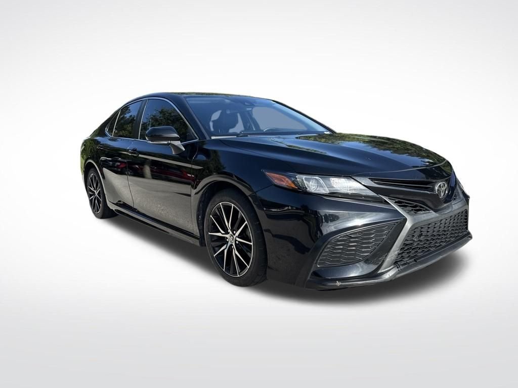 Used 2022 Black Toyota SE image 2