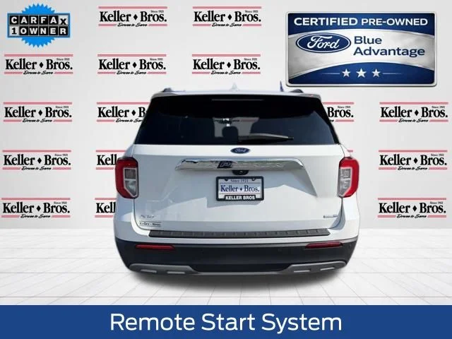 Certified Used 2020 White Metallic Ford XLT image 6