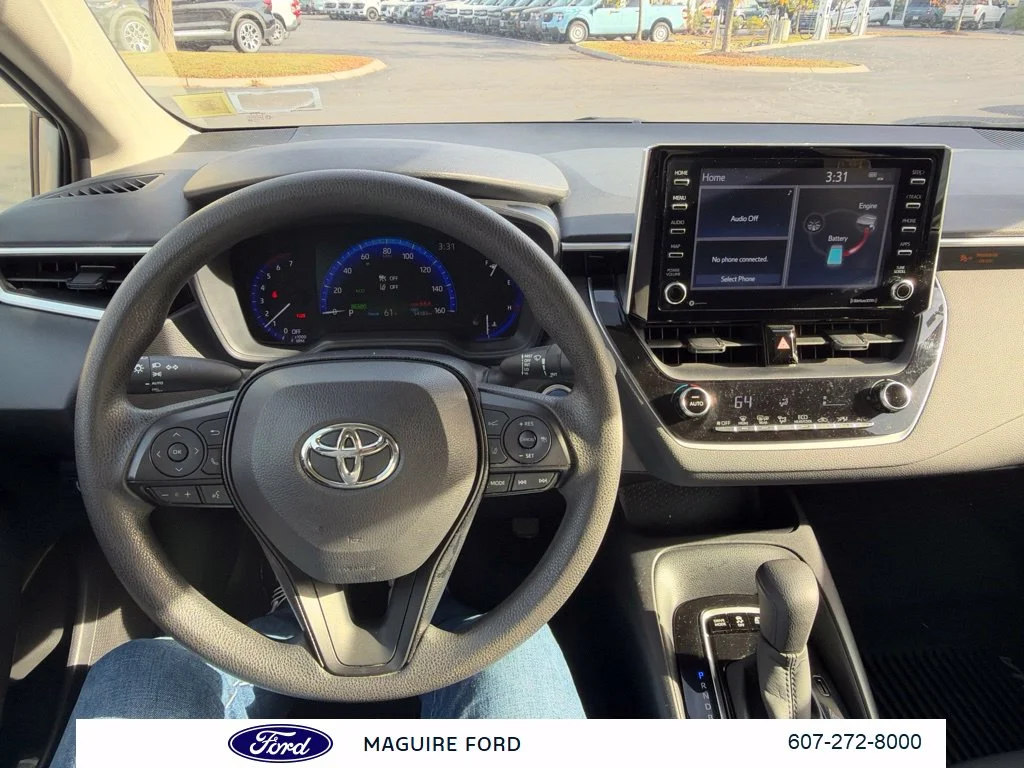 Used 2021 Classic Silver Metallic Toyota LE image 11