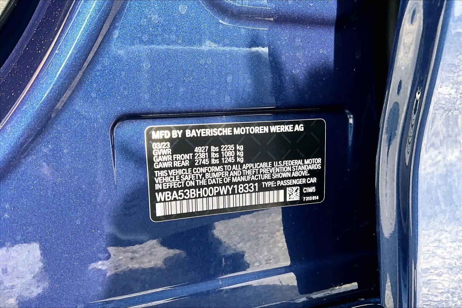 Certified Used 2023 Phytonic Blue Metallic BMW 530i image 33