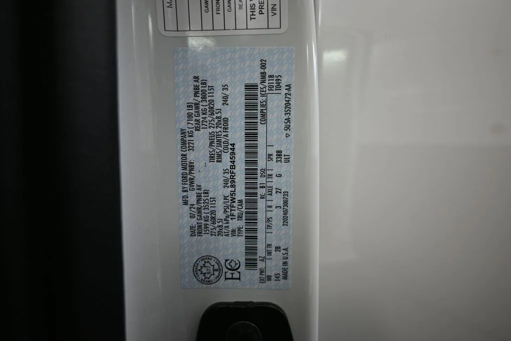 Certified Used 2024 White Ford Lariat image 42