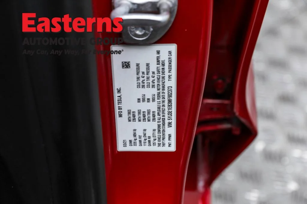 Used 2021 Red Tesla Long Range image 31