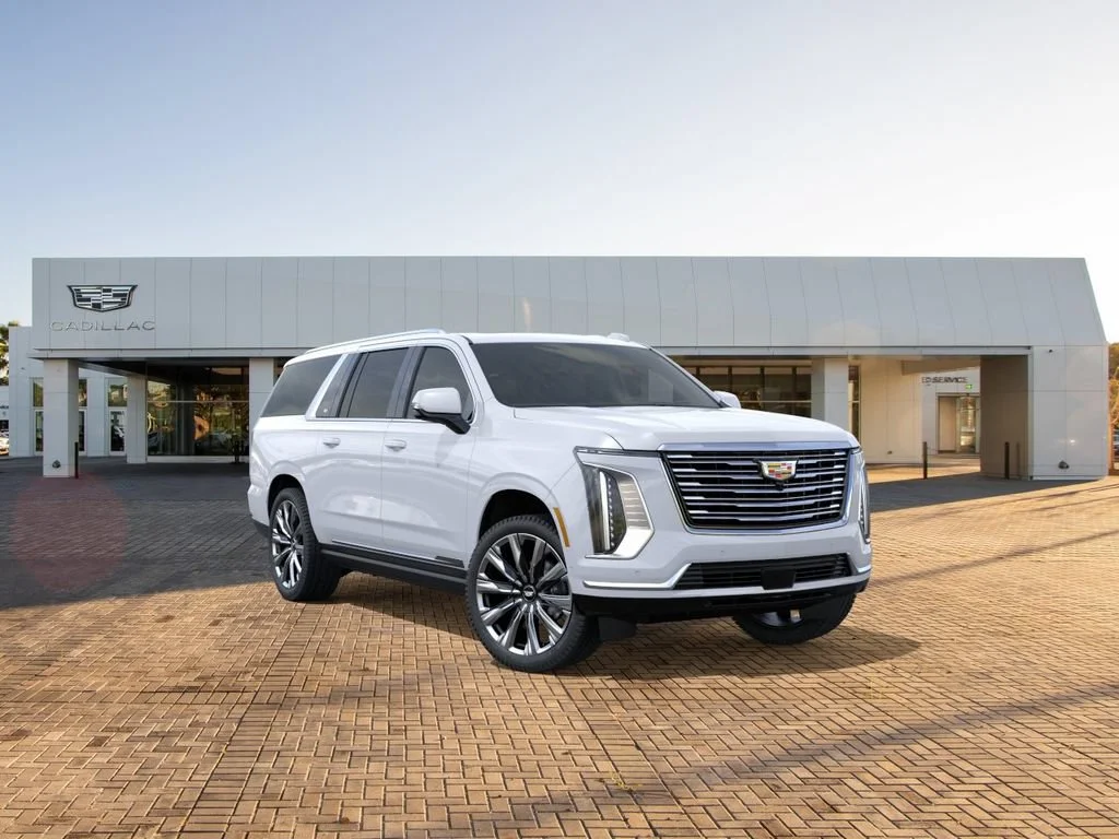 New 2026 Vibrant White Tricoat Cadillac Platinum Luxury image 1
