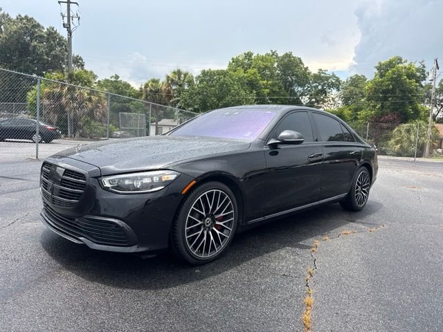 Used 2021 Black Mercedes-Benz S 580 image 1