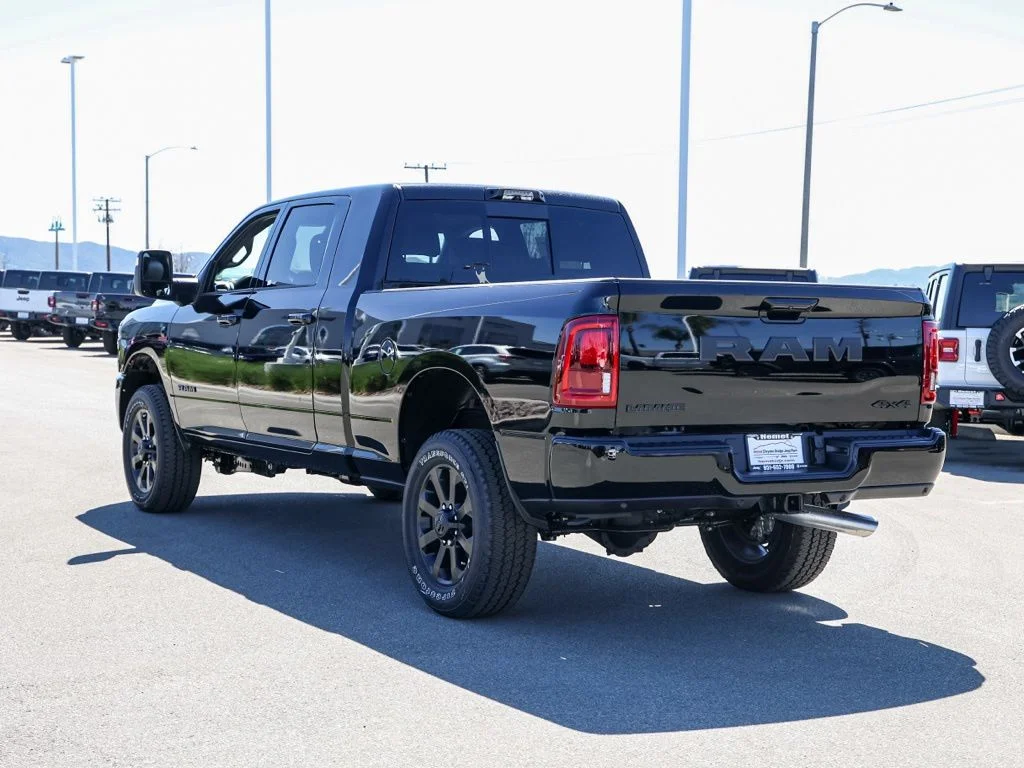 New 2026 Diamond Black Crystal Pearl-Coat Exterior Paint RAM Laramie Night Edition Mega Cab image 29
