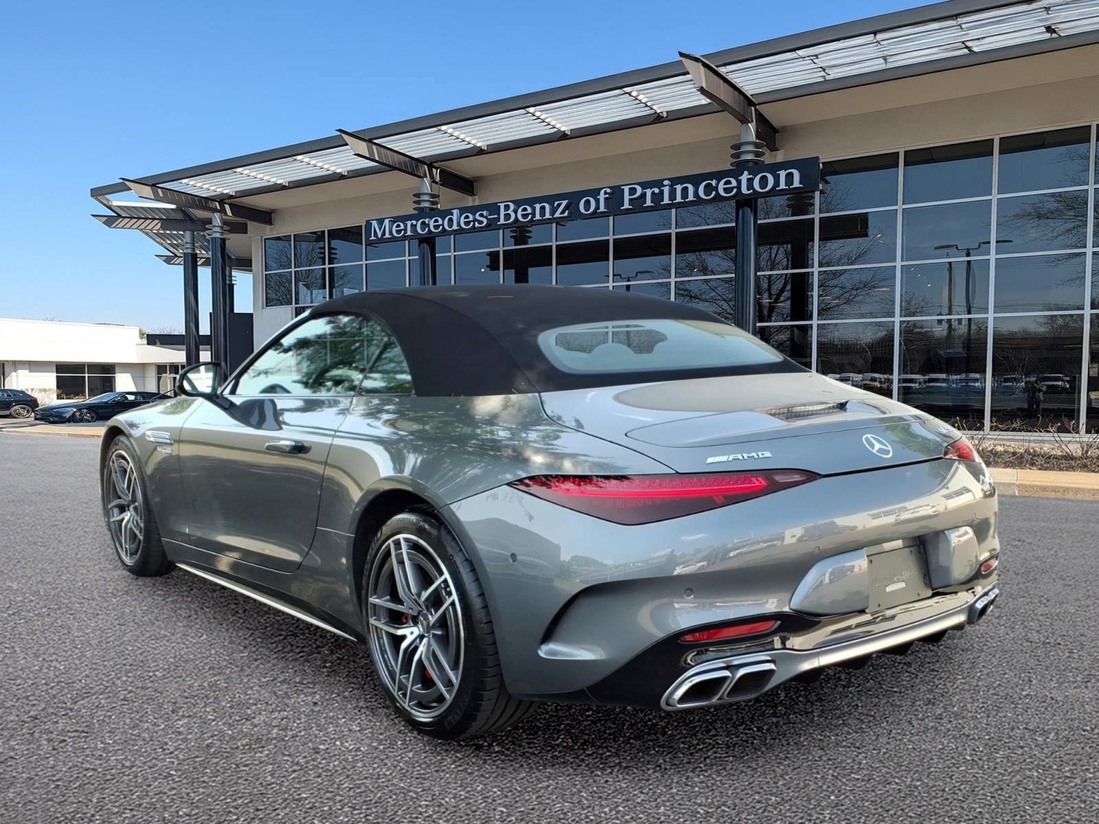 Certified Used 2022 Selenite Grey Metallic Mercedes-Benz AMG® SL 55 Roadster image 5