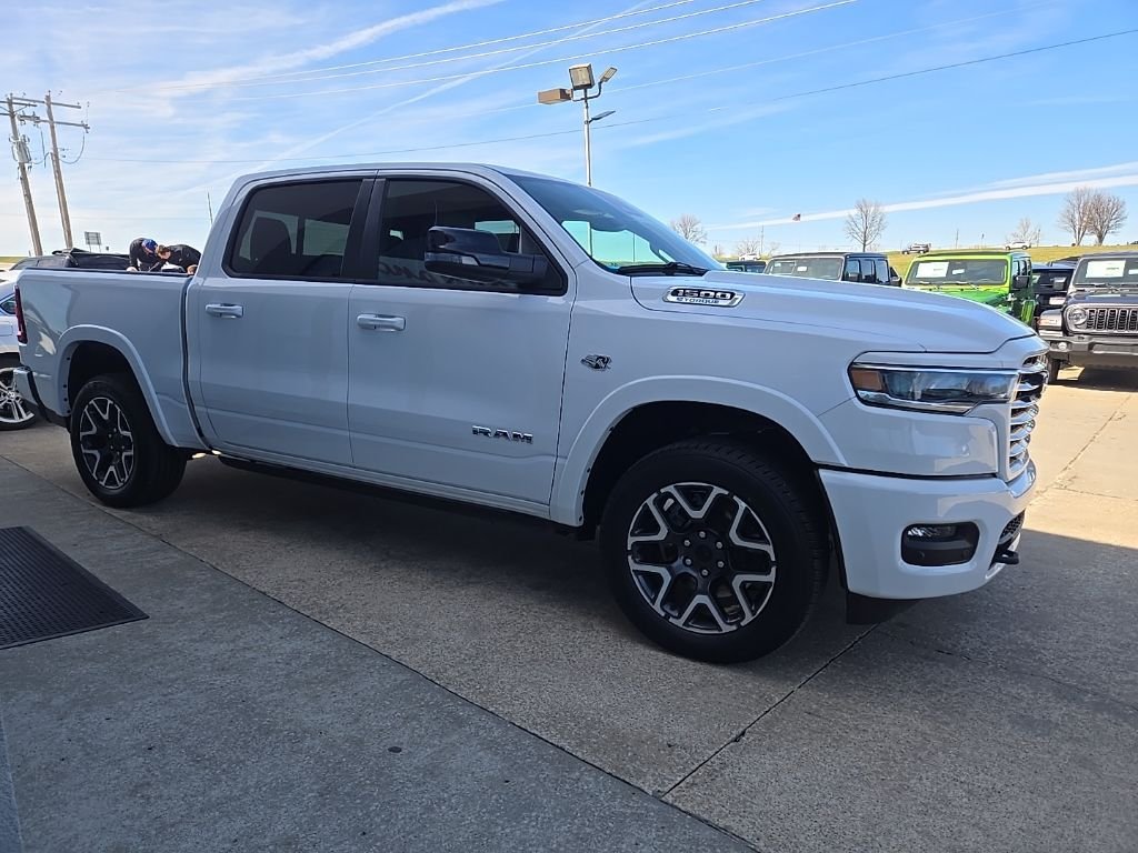 New 2026 Bright White Clear-Coat Exterior Paint RAM Laramie image 13