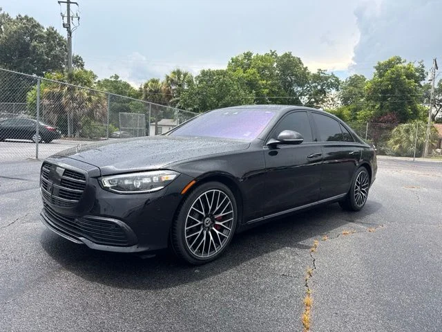 Used 2021 Black Mercedes-Benz S 580 image 1